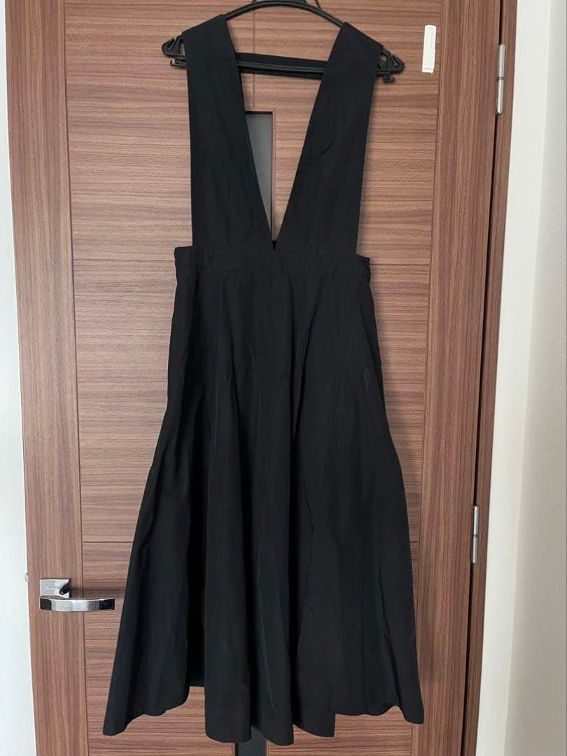 nagonstans ブラック サロペット Sサイズ