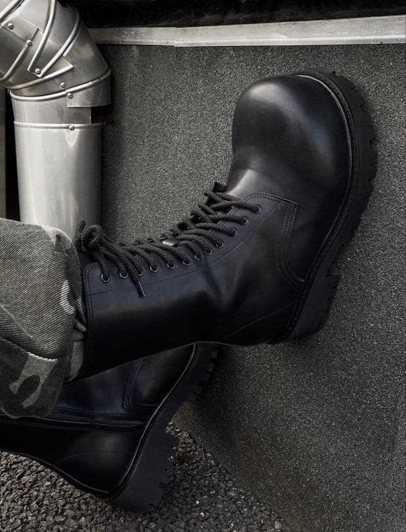 伊津みきお様専用 厚底ブーツ ロングブーツ アトムブーツ モード