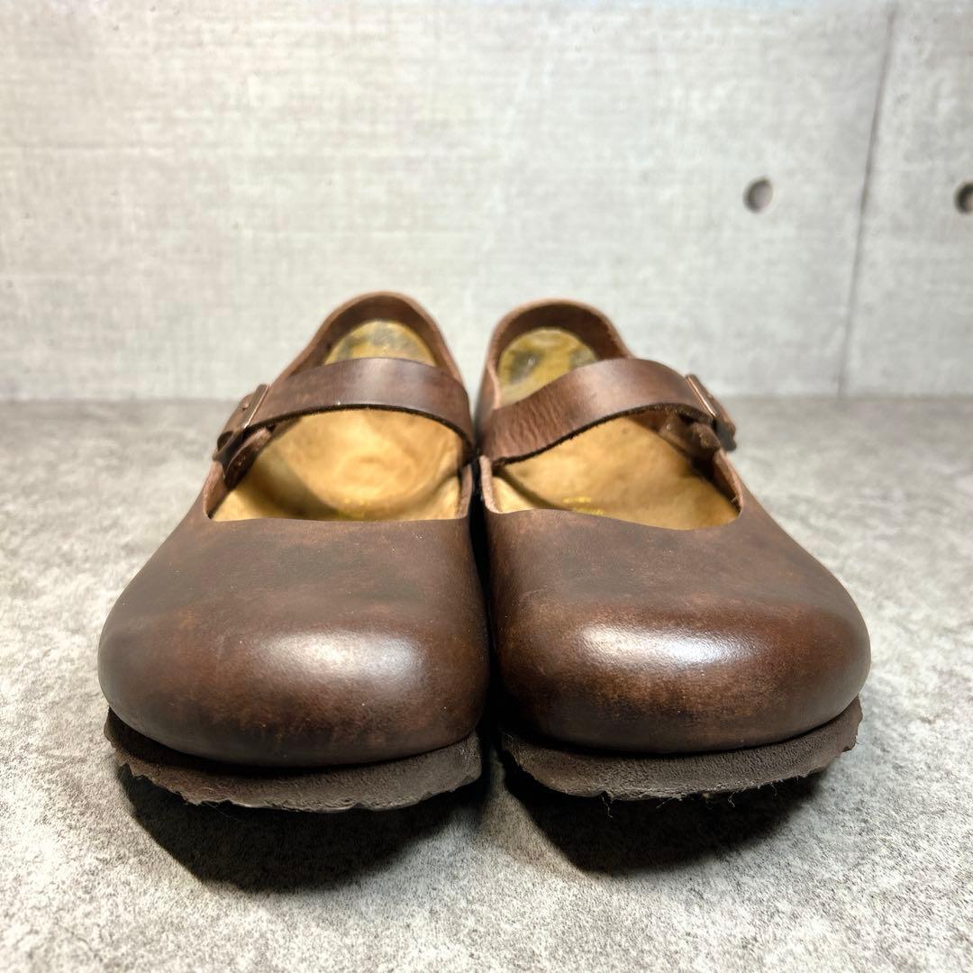 未使用級【ビルケンシュトック】マントバ/MANTOVA/濃茶/廃盤 /ナロー幅