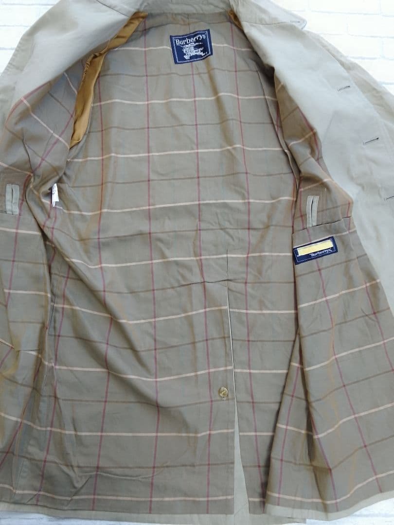 E71 BURBERRYS バーバリー トレンチコート 名前刺繍あり - メルカリ