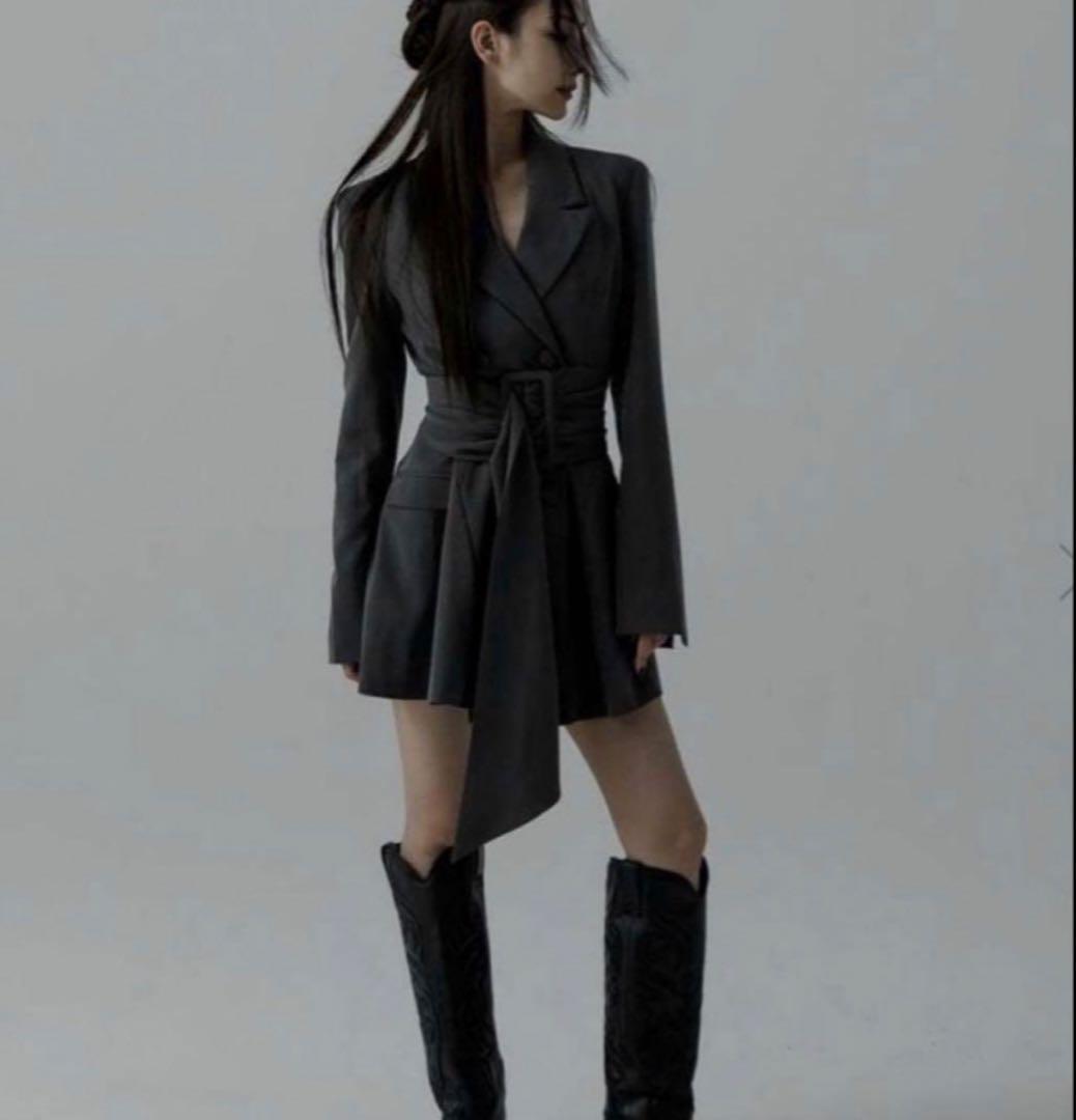 melt the lady thick belt jacket onepiece - メルカリ