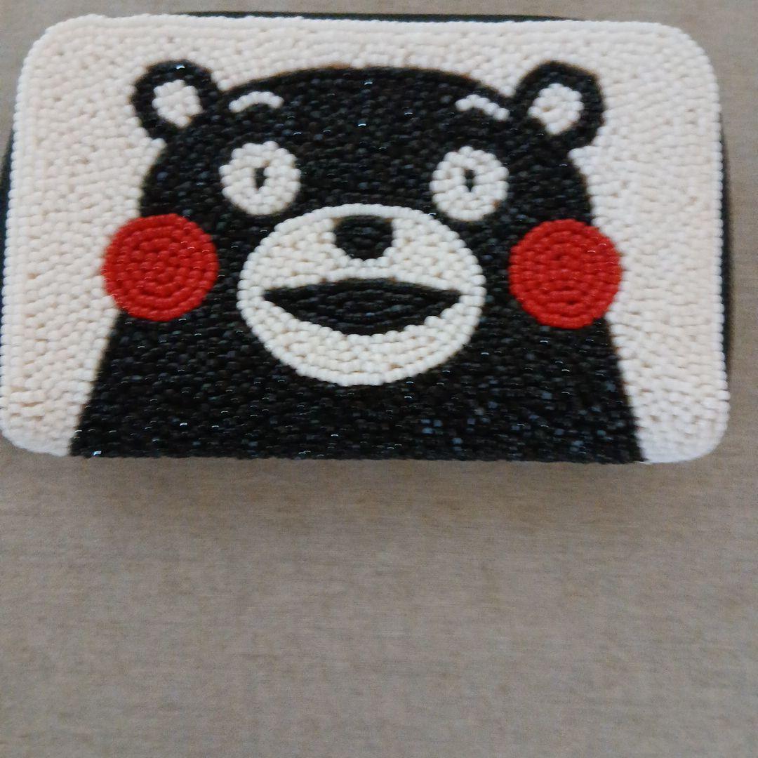 柏ビーズ新品財布 - メルカリ