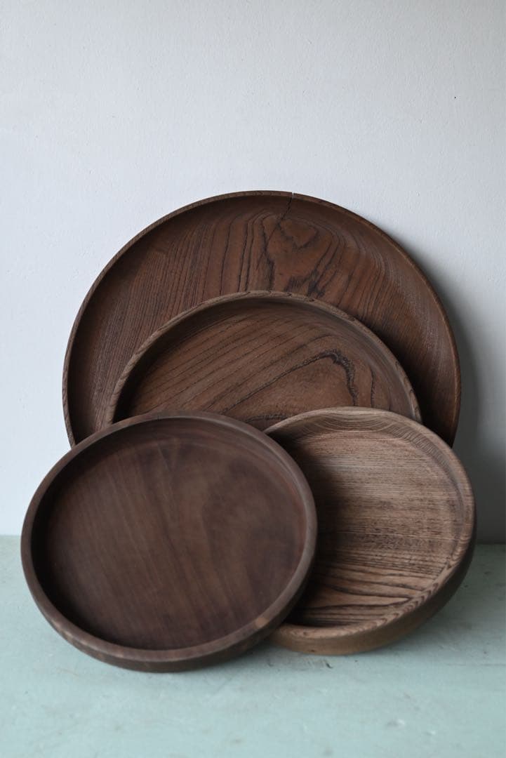 煎茶盆 茶道具 丸盆 お盆 古民藝 古家具 古道具 古美術 骨董