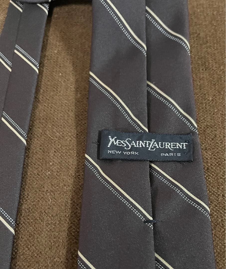 YSL PARIS NEW YORK イヴサンローランパリ ネクタイ
