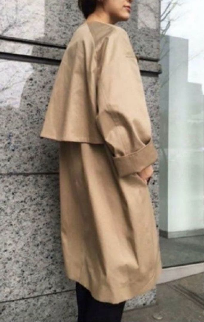 Deuxieme Classe ドゥーズィエムクラスギャバノーカラーコート - メルカリ