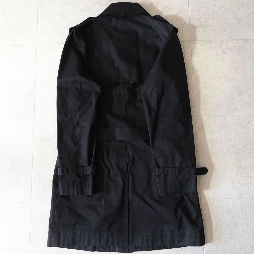 美品✨ポールスミス カシミヤライナー付きトレンチコート M 黒 マルチ