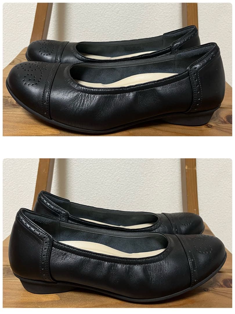 アシックスペダラ asics pedala パンプス 23.5cm 黒