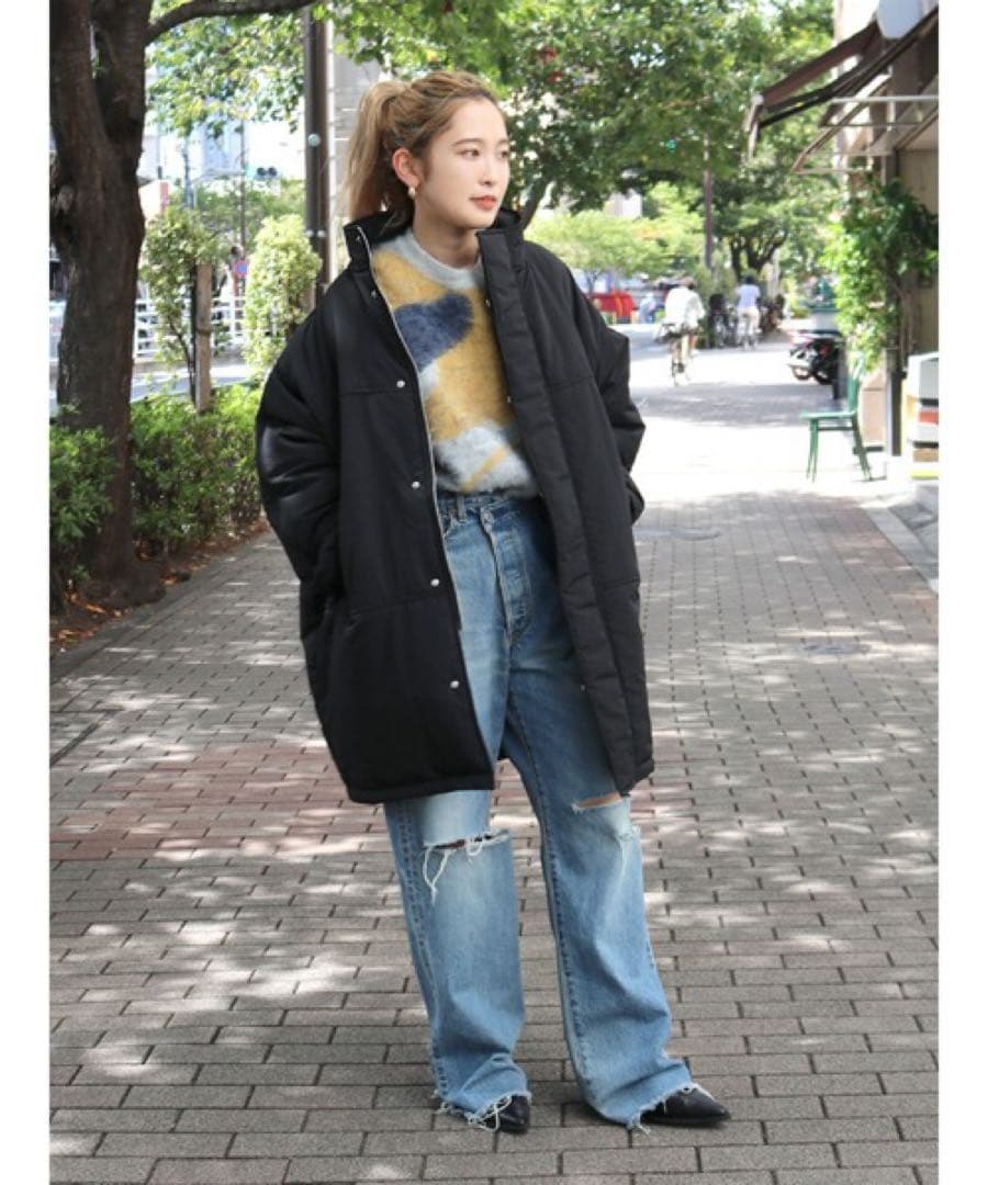 Ungrid モンスターコート ブラック - メルカリ