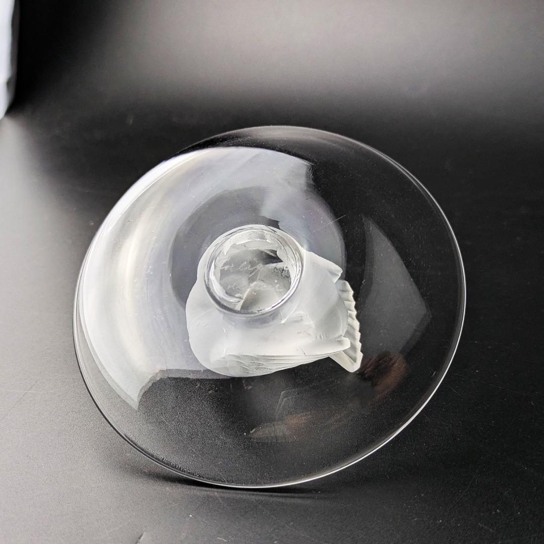 かわいいラリック☆雀 ピントレー ディッシュ フランス輸入 アールデコ