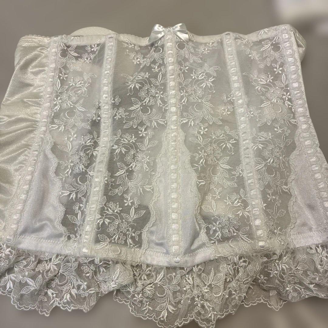 セモア ブライダルインナー】D70 ウエストニッパー70ペチコートM・巾着