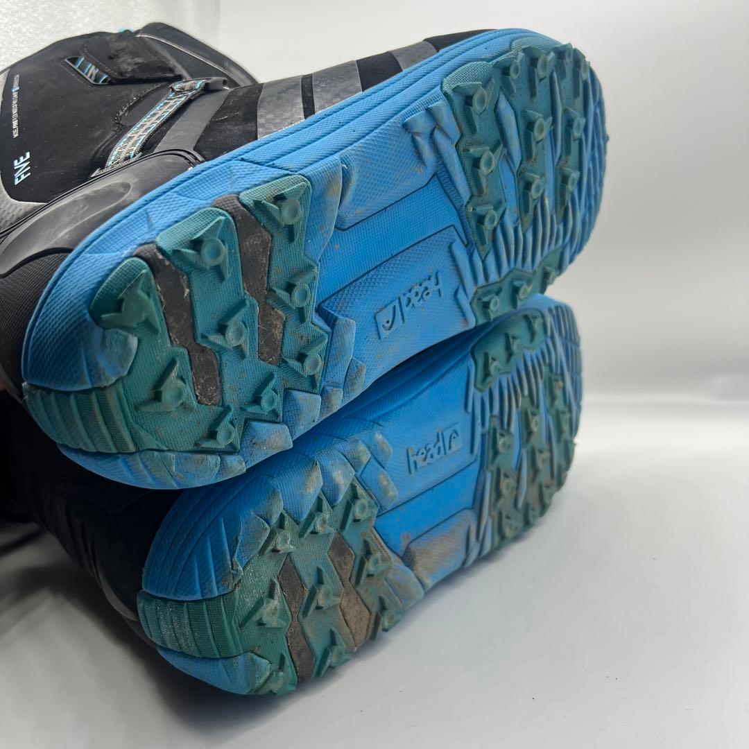 head FIVE ブラック　ブルー スノーボードブーツ 25.5cm