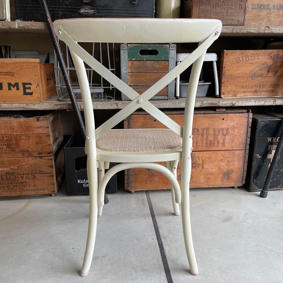 クラッシュゲート クロスバック チェア 曲木チェア オーク シャビー 関家具