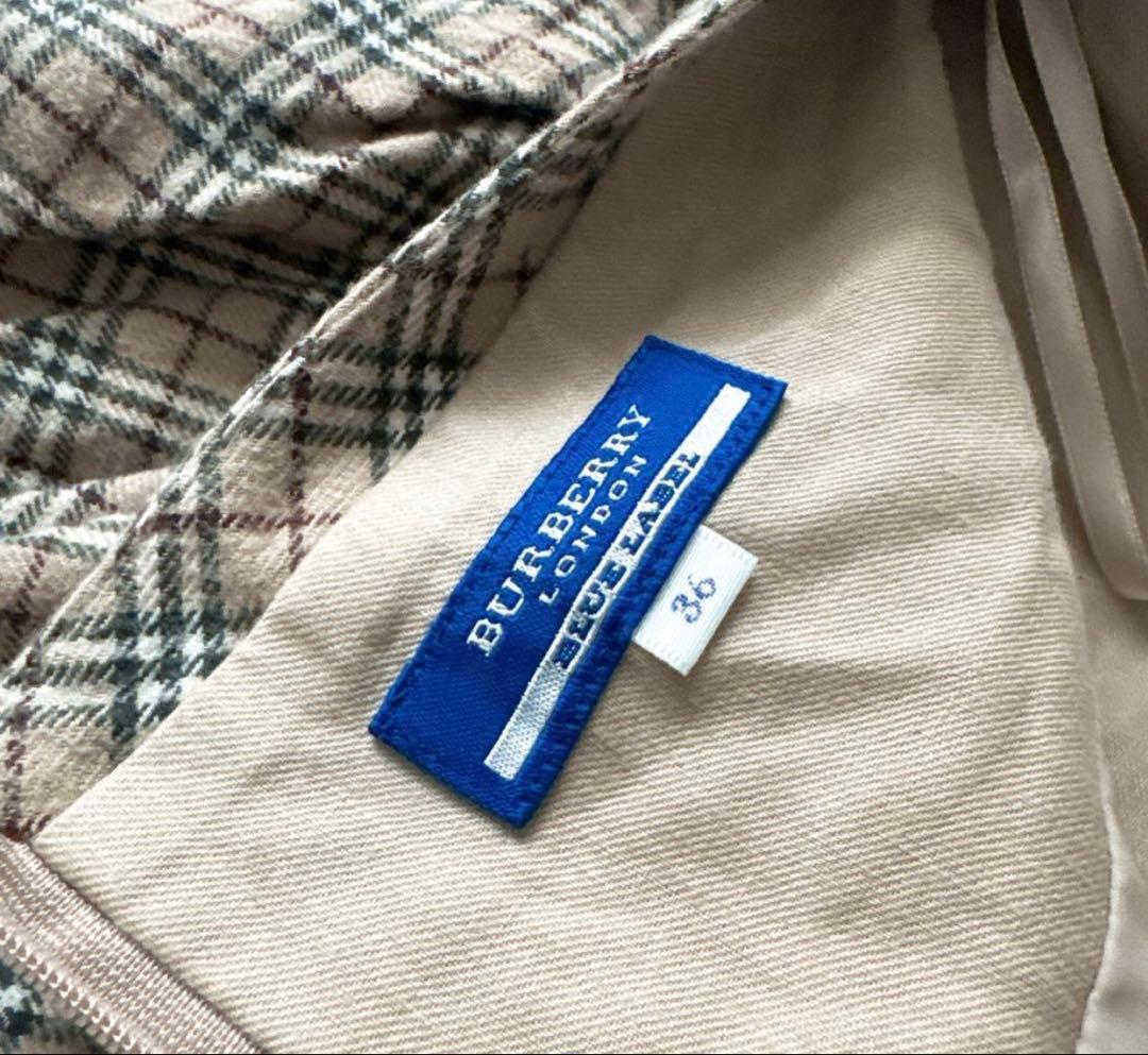 Burberry Blue Label ノバチェック プリーツスカート 36 - メルカリ