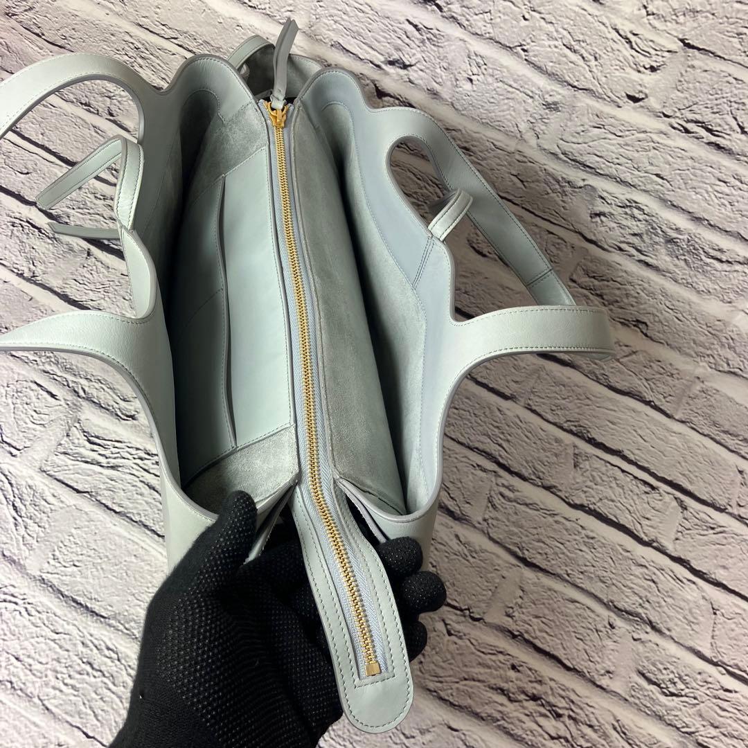 希少✨セリーヌ トリフォルド ミディアム 大容量 A4 3室 本革 トート