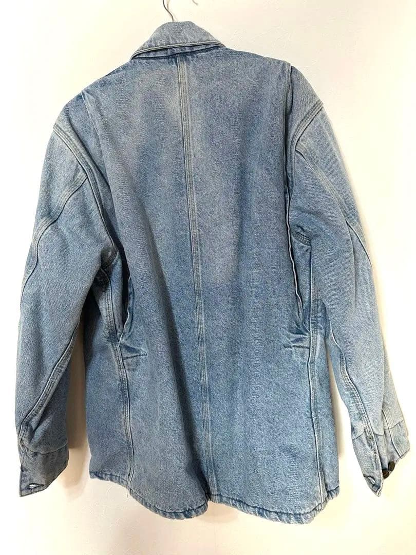 USA製 鬼フェード デニム生地carharttカーハート ミシガンチョアコート