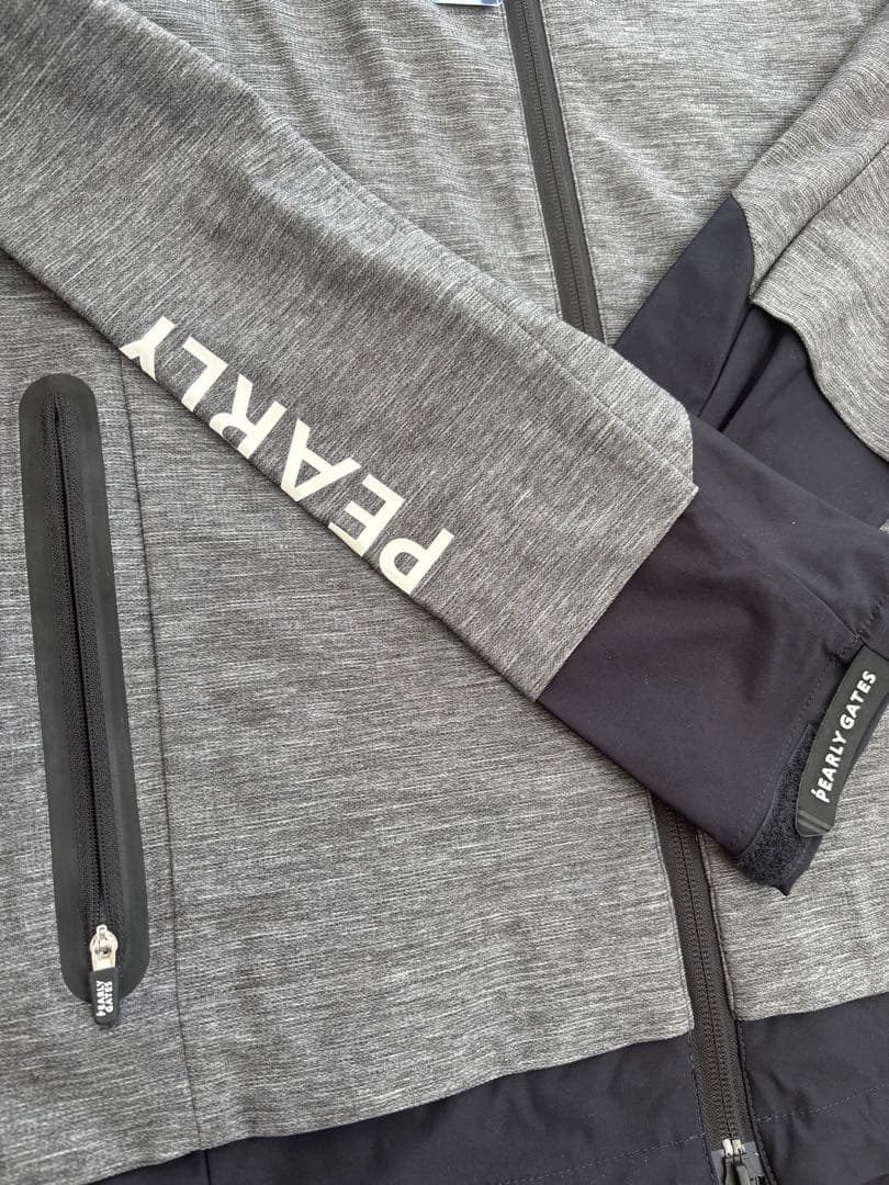 PEARLY GATES サイズ4 フード付きパーカー グレー