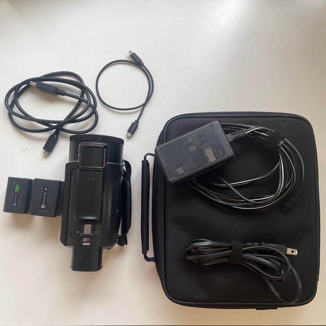 SONY FDR-AX55 動作確認済み Amazon.co.jp: SONY ビデオカメラ FDR-AX55 4K 64GB 光学20倍 ブラック