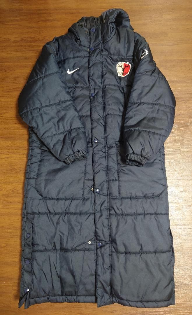 鹿島アントラーズ 中綿ロングコート Lサイズ ベンチコート - メルカリ