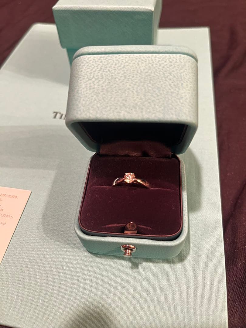 2024年購入★ティファニー ハーモニー 0.31ct 3EX 鑑定書　婚約指輪