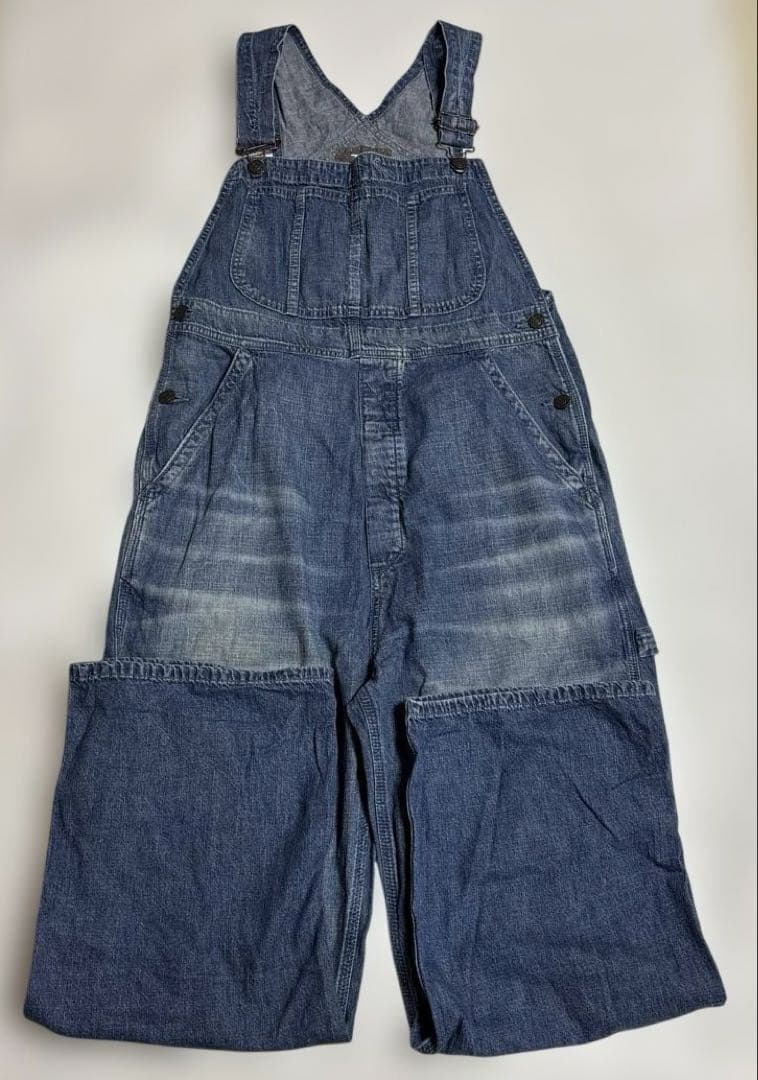 R.H.VINTAGE デニム オーバーオール サロペット ヴィンテージ加工