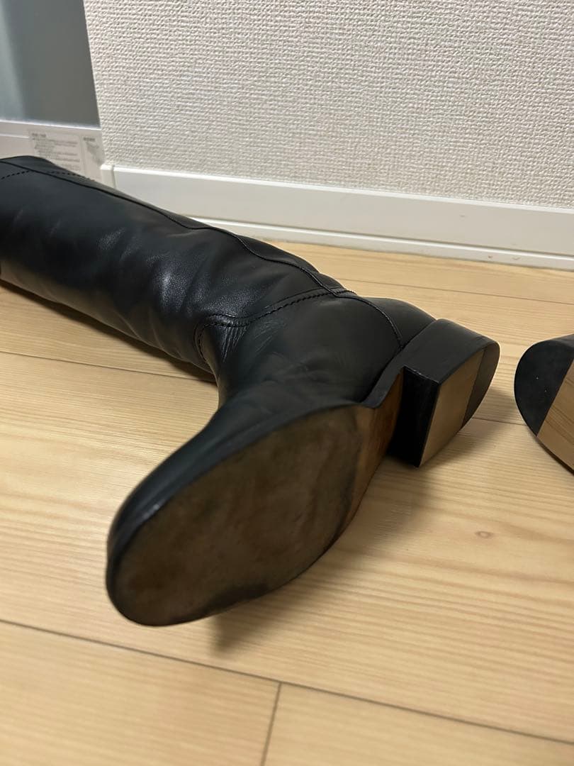 □ □ 44882☆冬 CHANEL シャネル ロングブーツ ココマーク - メルカリ