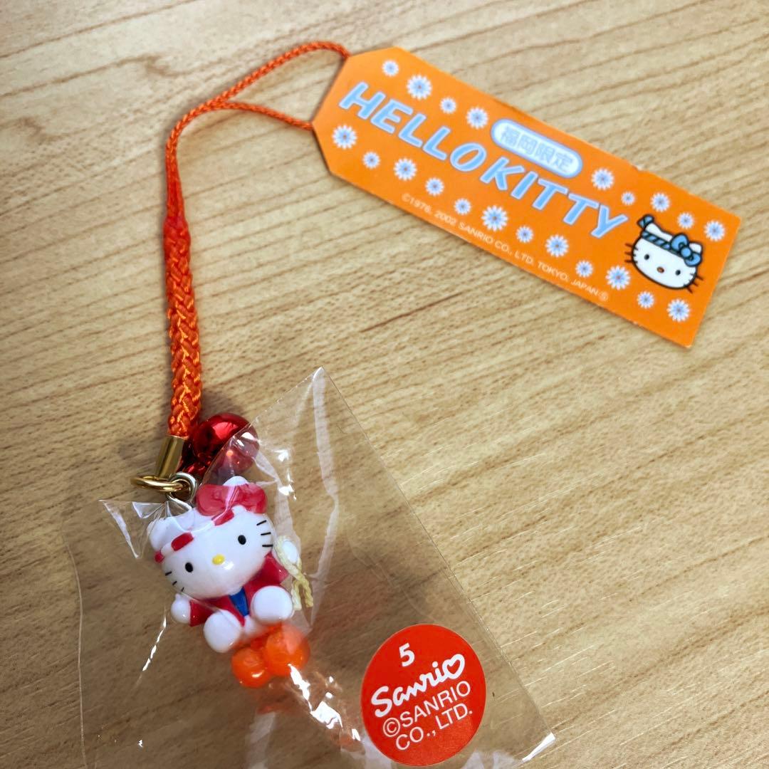 ご当地キティ】根付け 福岡限定 ハローキティ ストラップ 博多 - メルカリ
