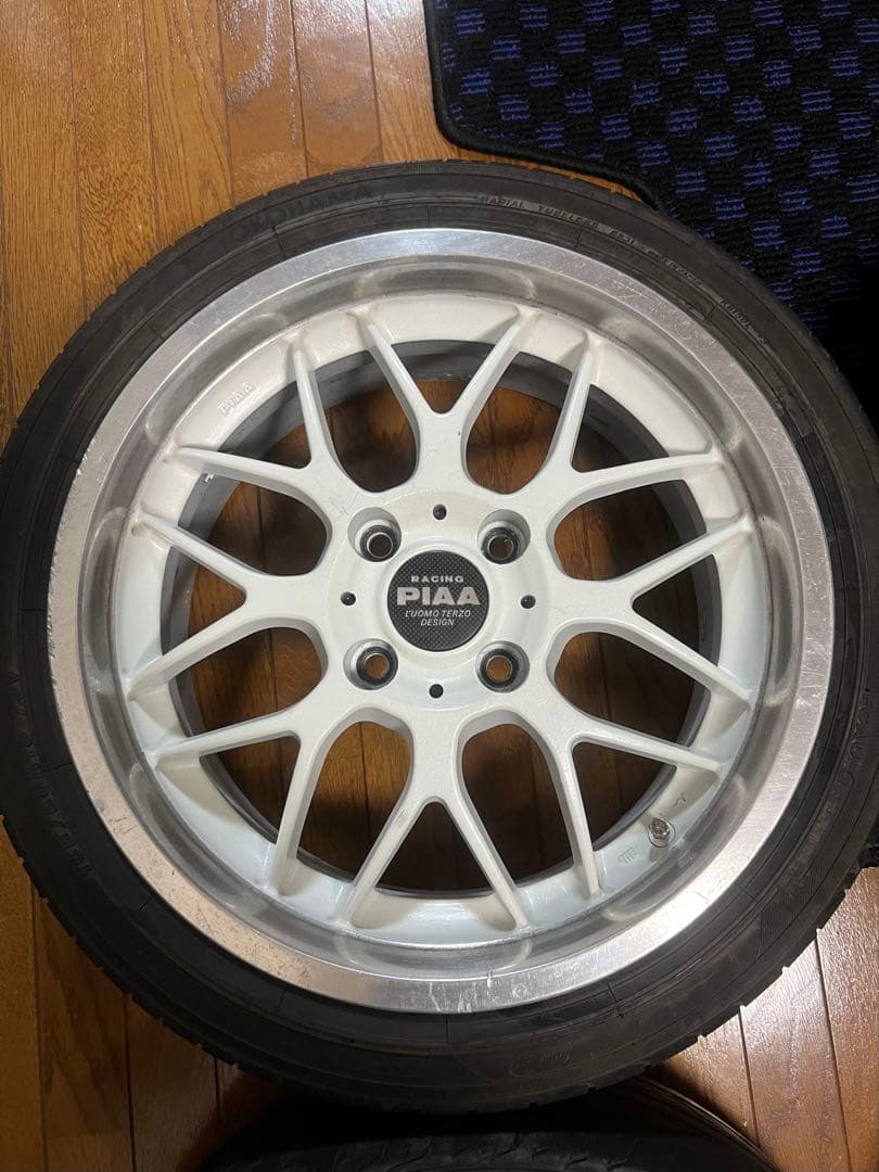 希少！　RACING PIAA 15インチ　6.5J+45 PCD100 4H