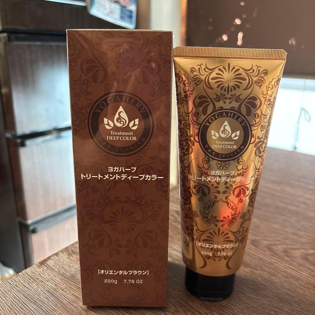 ヨガハーブトリートメントディープカラー オリエンタルブラウン2本