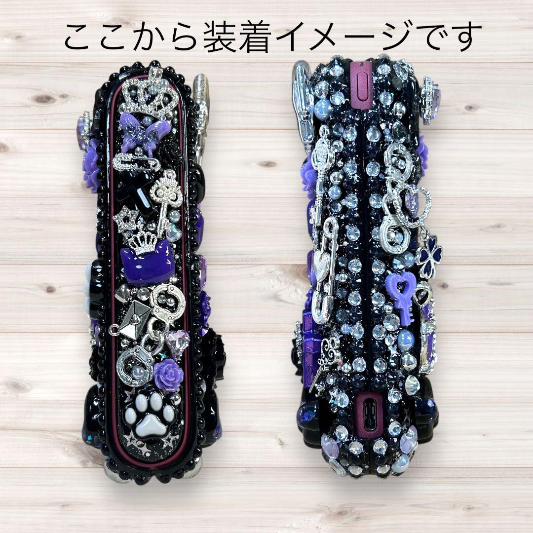 即購入可］IQOSイルマ（i)デコ43＆ドアカバー-黒×紫＆シルバー- - メルカリ