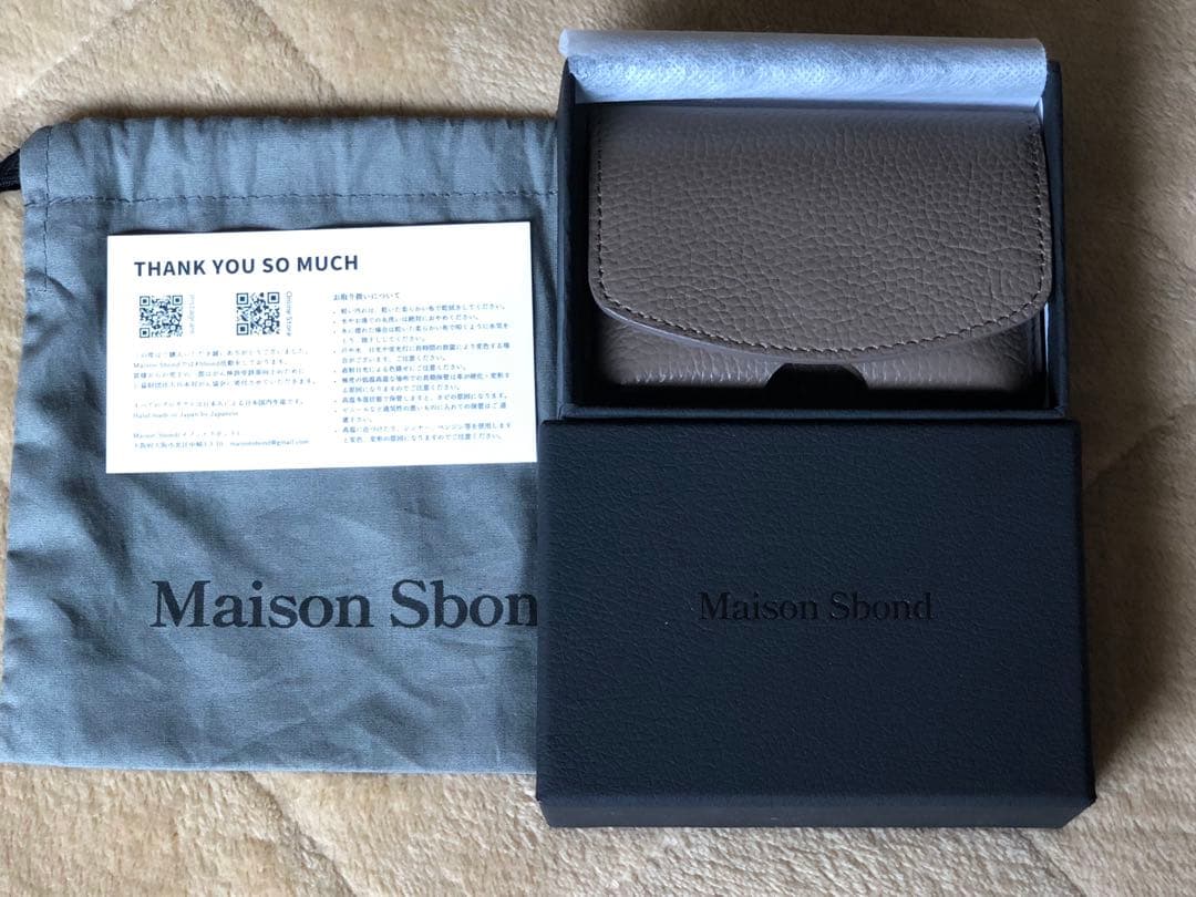 即完売 入手困難 Maison Sbond（メゾンエスボンド）財布 ユニセックス