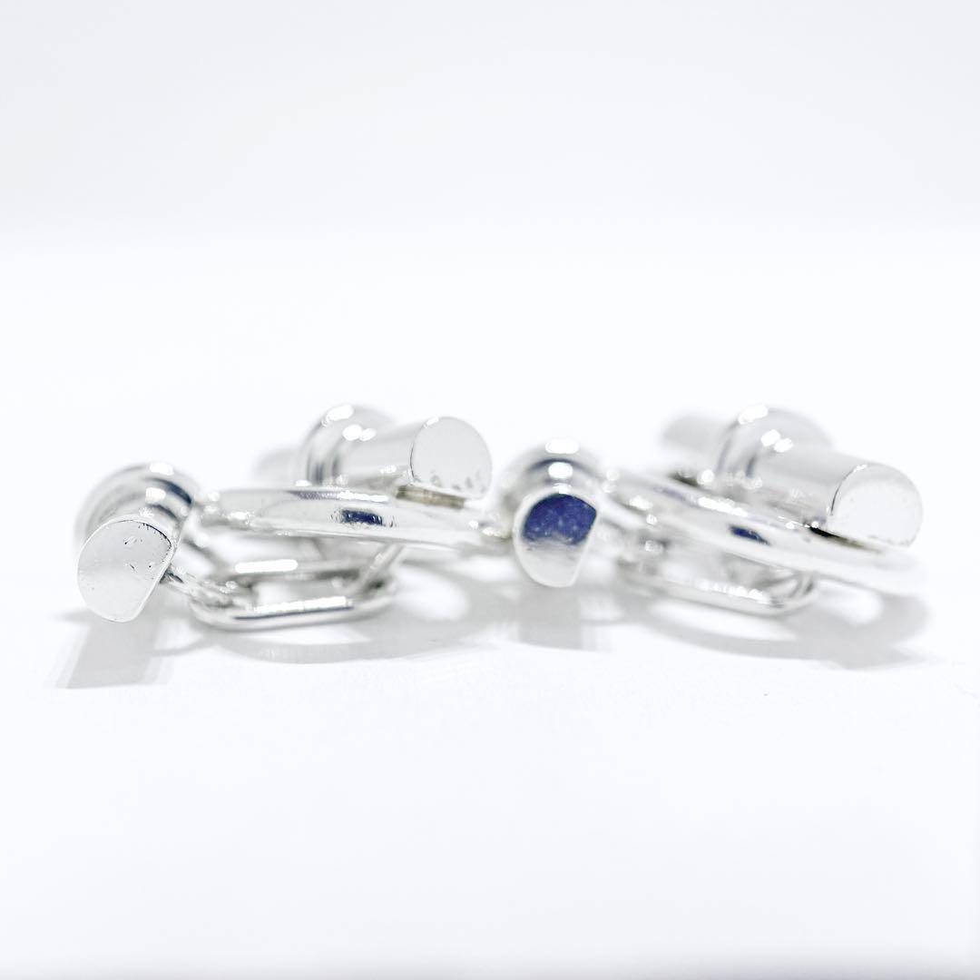 ⚪︎HERMES エルメス シェーヌダンクル カフス カフリンクス シルバー