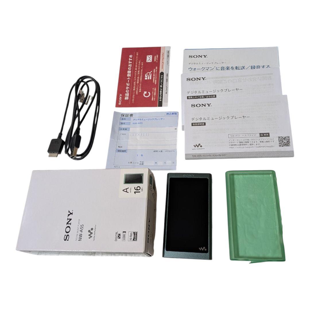 美品】SONY ウォークマン NW-A55 16GB ホライズングリーン - メルカリ