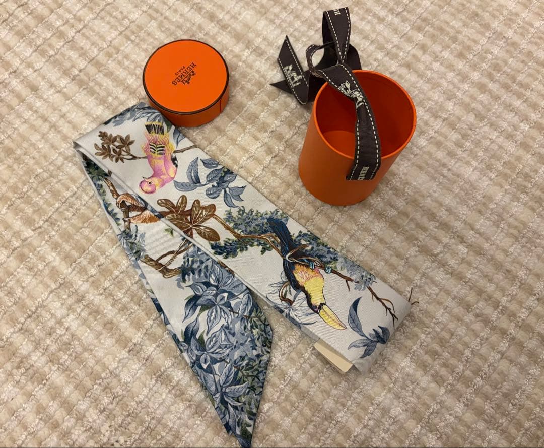 新品❗️エルメス　ツイリー 《赤道直下》　1個