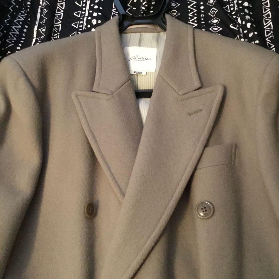 アルバタックス オリーブグリーン ダブルブレスト チェスターコート