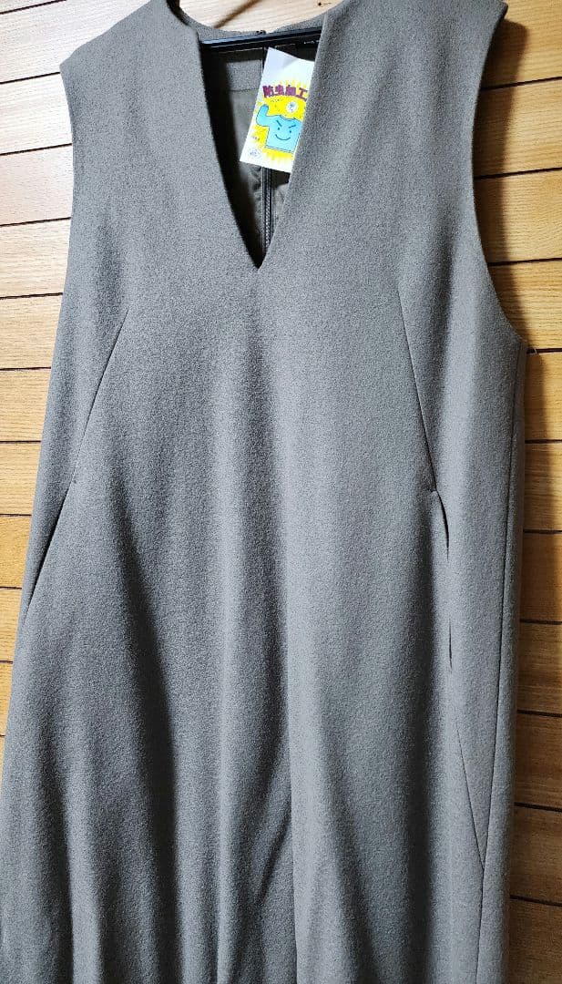 着用1回】23区ジャンパースカート、ミドルジャージウール38の通販はau