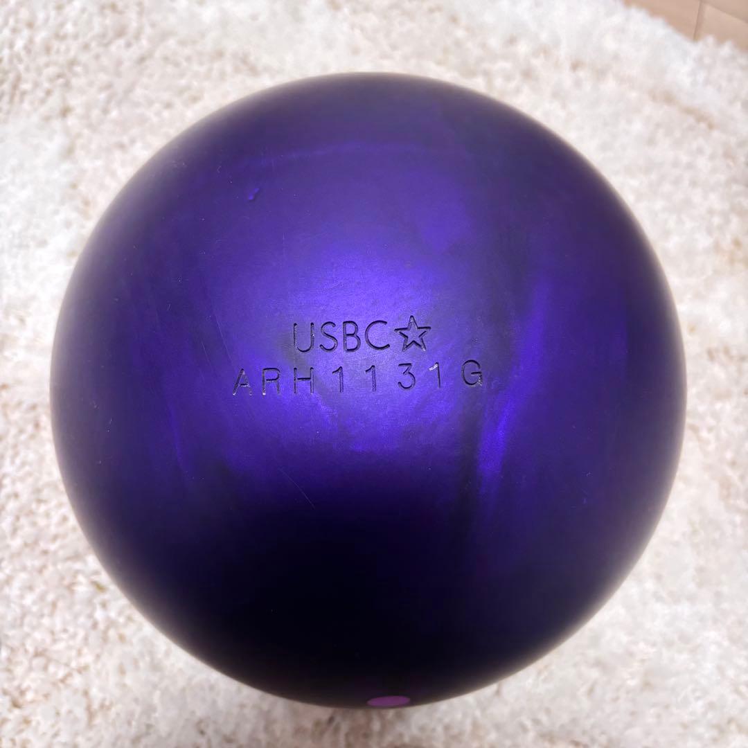 パープルパールウレタン 15p ボウリングボール ハンマー パープル