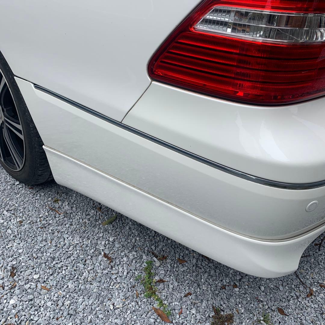 トヨタ セルシオ 30 31 純正リアバンパーハーフエアロ付き 加工品 中古