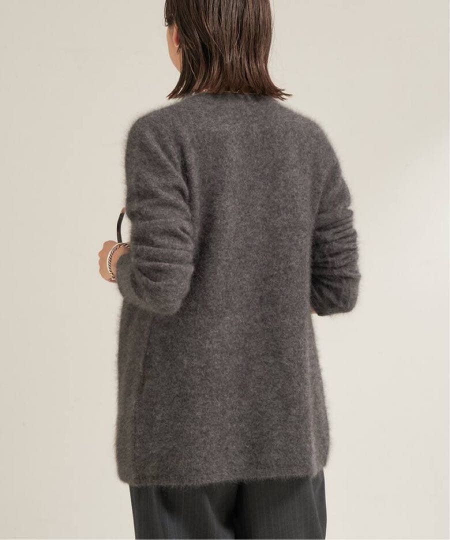 Plage Light Fur Midi カーディガン グレー - メルカリ