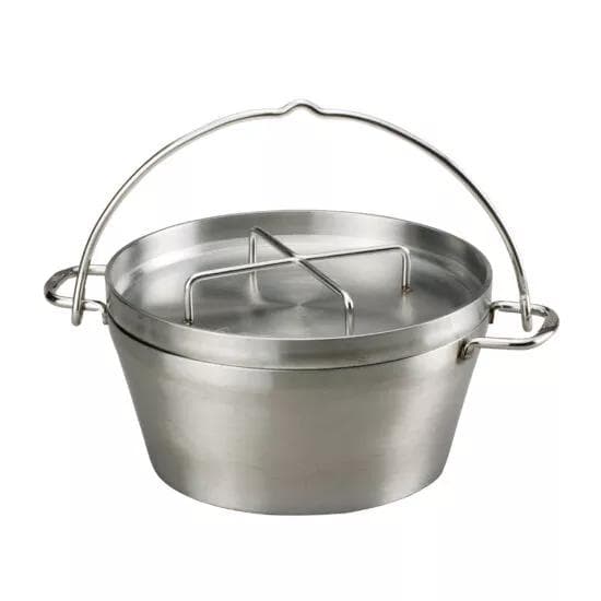 ステンレスダッチオーブン 10インチ ST-910　ケース付 楽天市場】ステンレスダッチオーブン(10インチ) ST-910 キャンプ