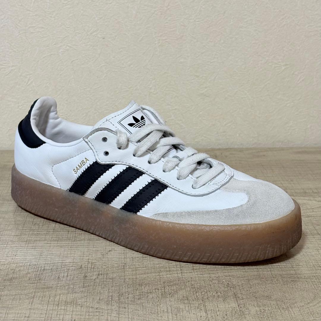 adidas originals SAMBA 24.5cm ホワイト ブラック