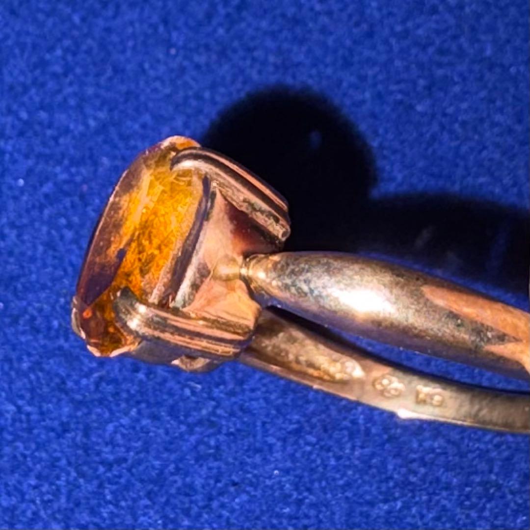 ジュエリーマキ K9 シトリン リング 指輪 - メルカリ