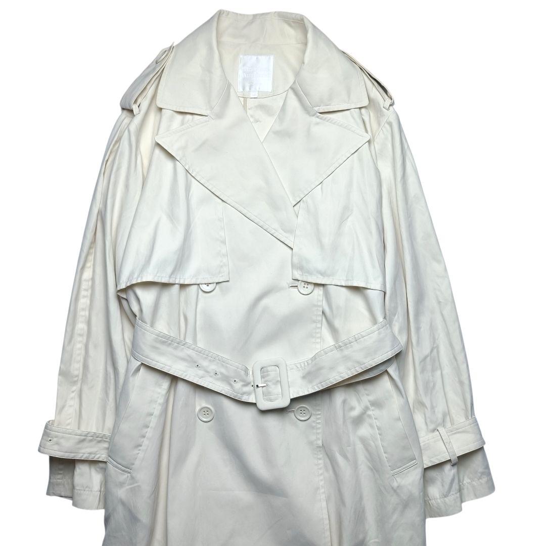 ドローイングナンバーズ トレンチコート クリーム オーバーサイズ 日本