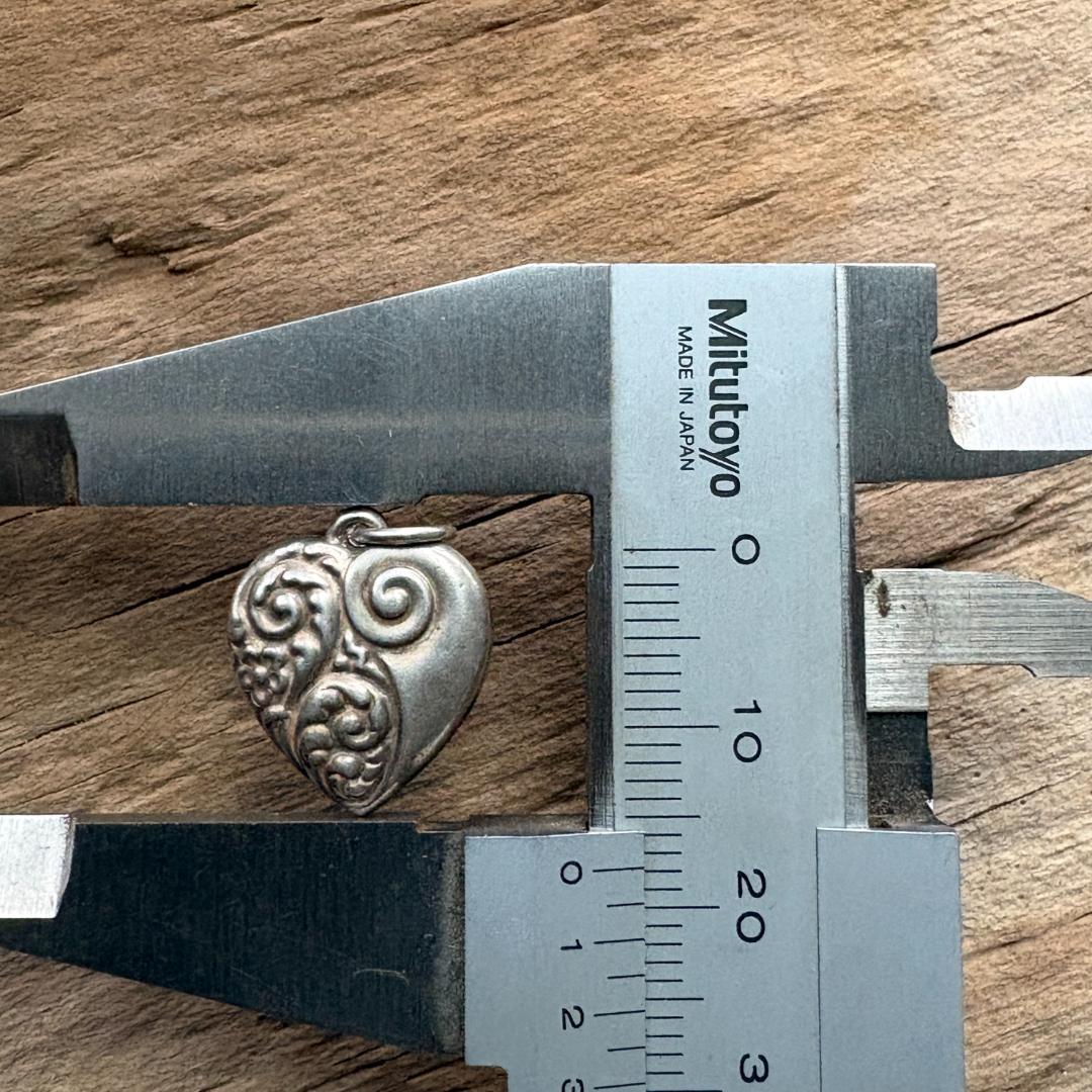 スウィートハートジュエリー 40s WW2 シルバー 勿忘草 花 渦巻き