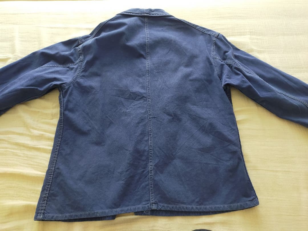 超希少]40s コットンリネン フレンチワークジャケット - メルカリ