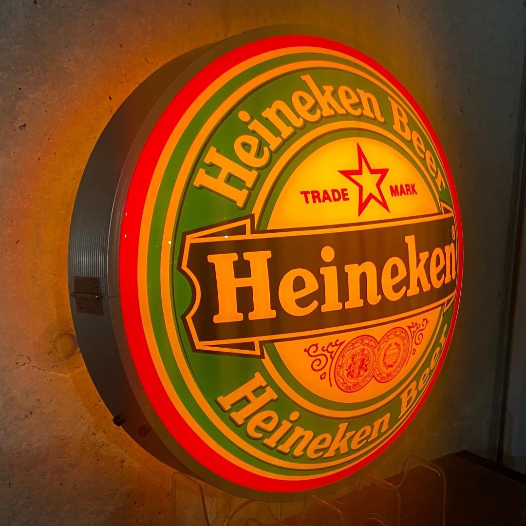 美品/レア】ハイネケン看板 ビンテージ ☆両面ドーム電飾サイン - メルカリ