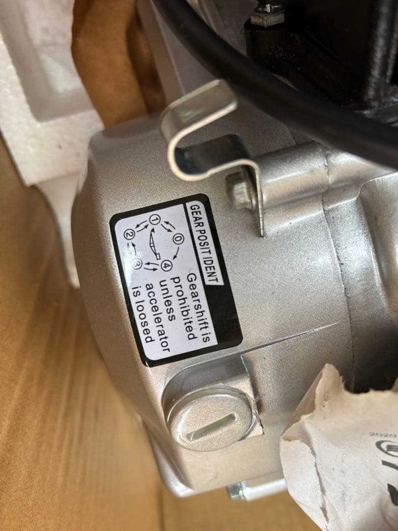 値下げNG☆新品 中華エンジン110cc 4速.遠心ロータリーギア セル付き