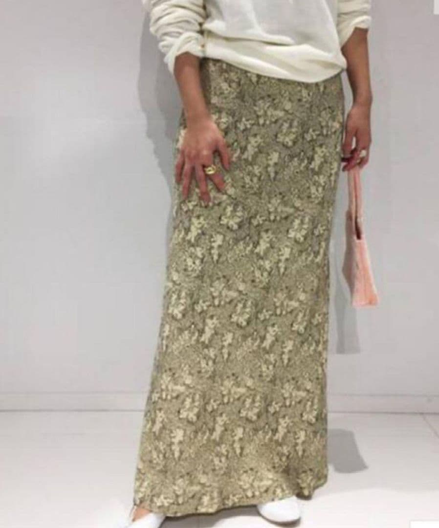 エディットフォールルヴィンテージプリント マーメイドスカート