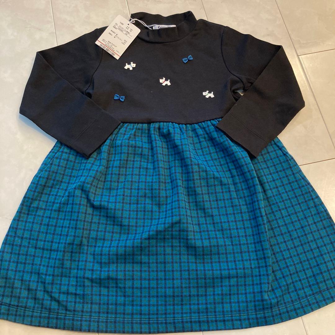 椰*子様 最終お値下げ♡familiar♡長袖ワンピース♡100♡ yuiさんコラボ ]前後2way長袖プリーツワンピース [E3536] | 3/12(木)12