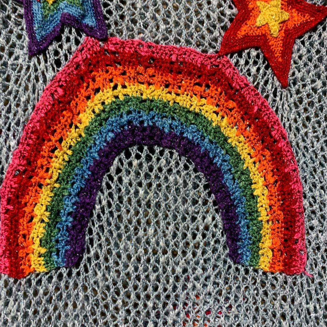 HYSTERIC GLAMOUR ヒステリックグラマー ニットかぎ編 レインボー