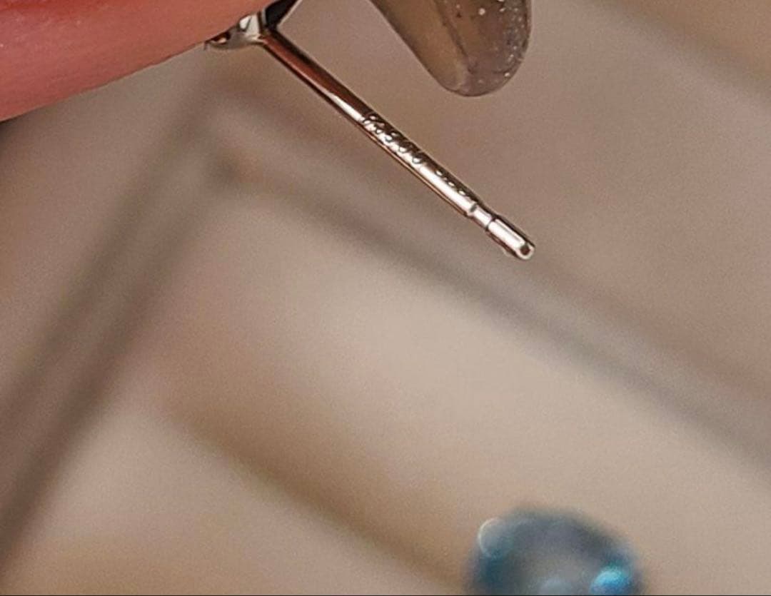 ⭐️【ブルートパーズ】大粒ピアス　pt900　1.7ct　ピアス